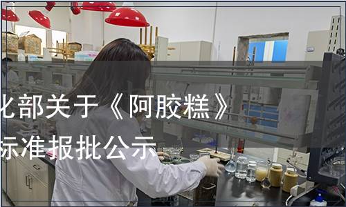 工業(yè)和信息化部關(guān)于《阿膠糕》等43項(xiàng)行業(yè)標(biāo)準(zhǔn)報(bào)批公示