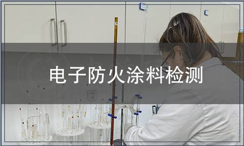 電子防火涂料檢測(cè)