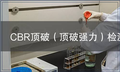 CBR頂破（頂破強(qiáng)力）檢測(cè)