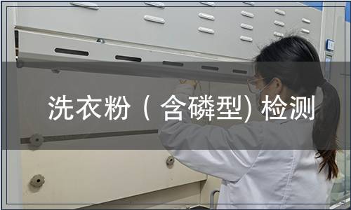 洗衣粉（含磷型) 檢測