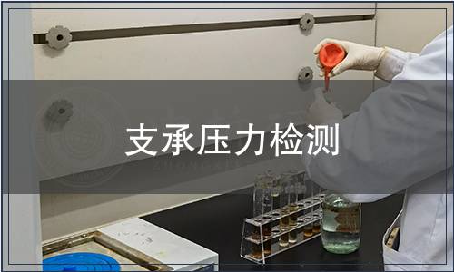 支承壓力檢測