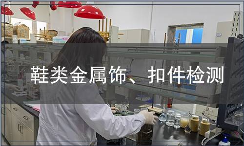 鞋類金屬飾、扣件檢測(cè)