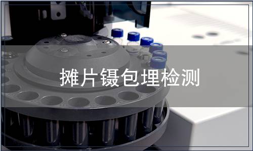 攤片鑷包埋檢測