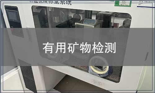 有用礦物檢測