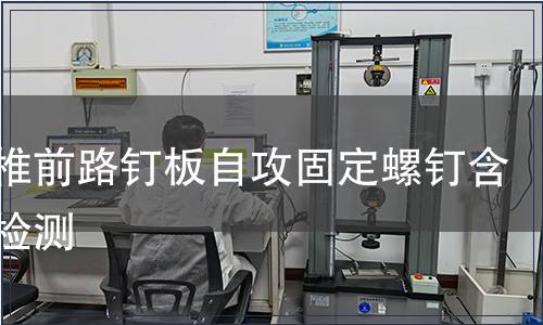 胸腰椎前路釘板自攻固定螺釘含組件檢測