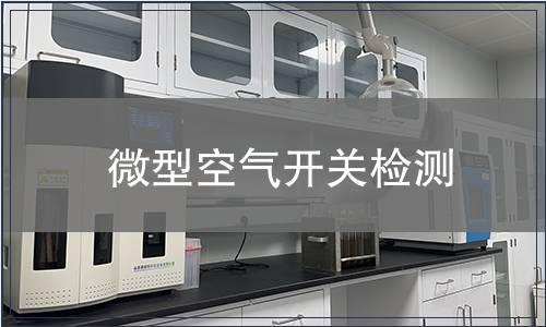 微型空氣開關(guān)檢測