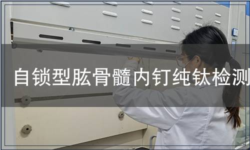 自鎖型肱骨髓內釘純鈦檢測