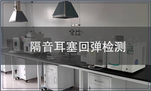 隔音耳塞回彈檢測