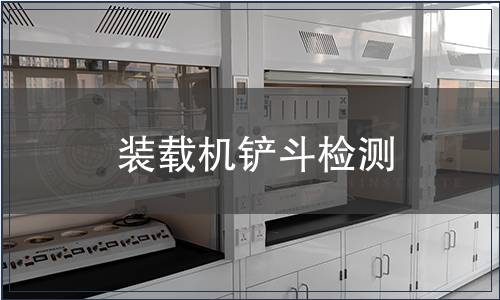 裝載機(jī)鏟斗檢測(cè)