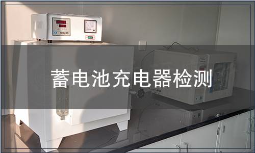 蓄電池充電器檢測