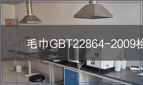 毛巾GBT22864-2009檢測(cè)
