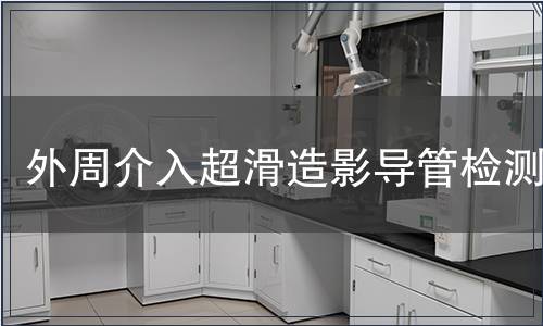 外周介入超滑造影導管檢測