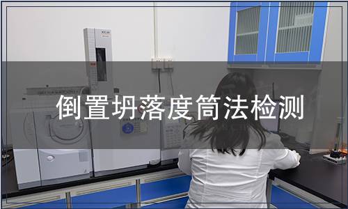 倒置坍落度筒法檢測