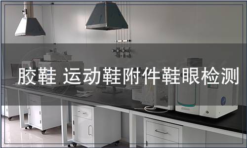 膠鞋 運動鞋附件鞋眼檢測