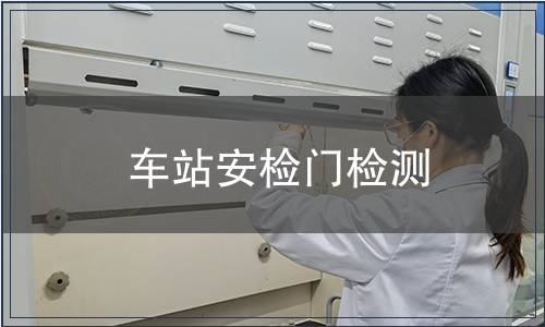 車站安檢門檢測(cè)