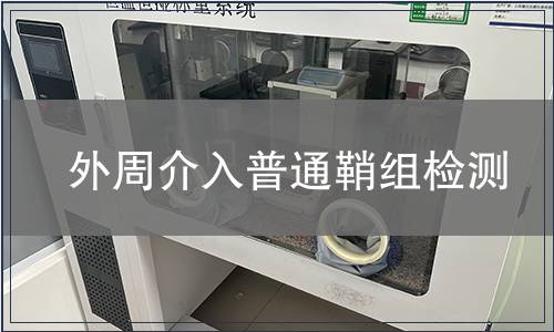 外周介入普通鞘組檢測