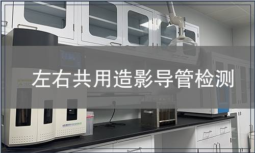 左右共用造影導(dǎo)管檢測