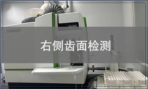 右側(cè)齒面檢測(cè)