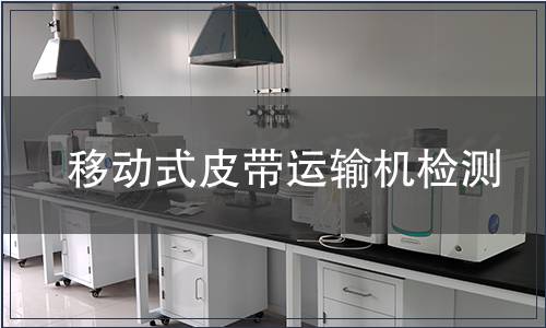 移動(dòng)式皮帶運(yùn)輸機(jī)檢測