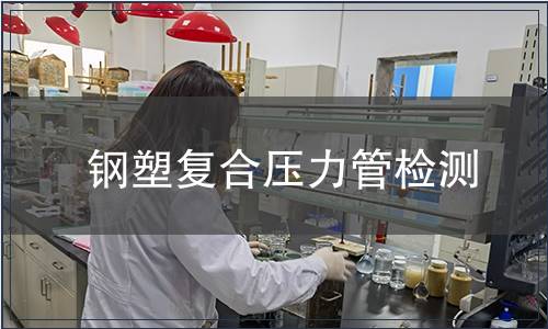 鋼塑復(fù)合壓力管檢測