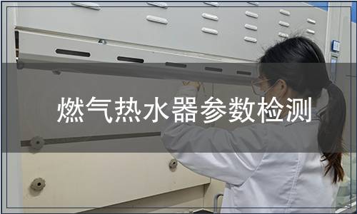 燃氣熱水器參數(shù)檢測