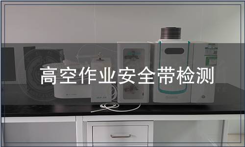 高空作業安全帶檢測