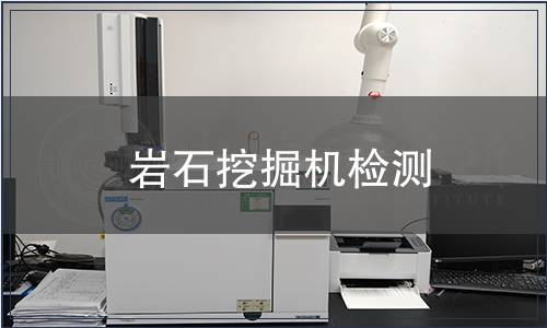 巖石挖掘機檢測