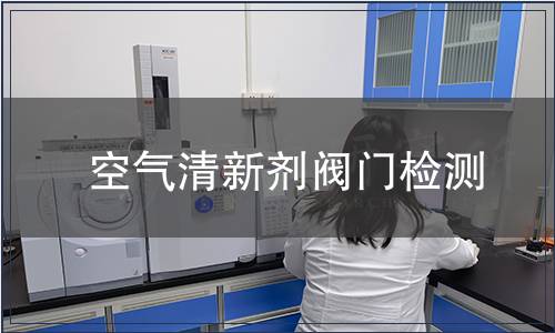 空氣清新劑閥門檢測(cè)