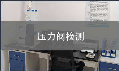 壓力閥檢測