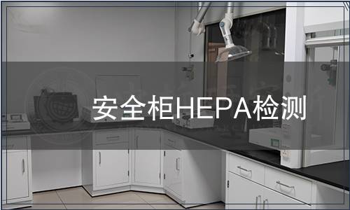 安全柜HEPA檢測(cè)
