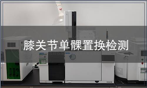 膝關節(jié)單髁置換檢測