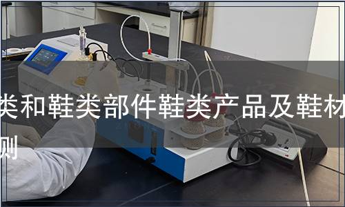 鞋類和鞋類部件鞋類產(chǎn)品及鞋材檢測(cè)