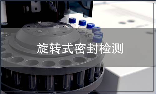 旋轉式密封檢測