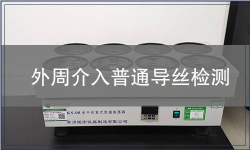 外周介入普通導絲檢測