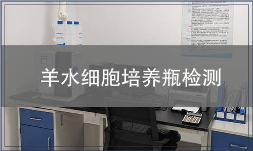 羊水細(xì)胞培養(yǎng)瓶檢測(cè)