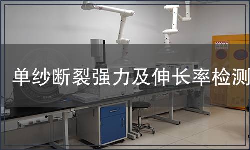 單紗斷裂強力及伸長率檢測