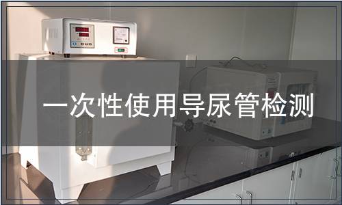 一次性使用導(dǎo)尿管檢測(cè)