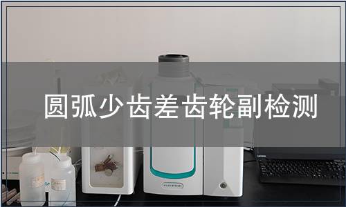 圓弧少齒差齒輪副檢測(cè)