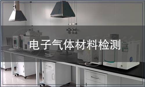 電子氣體材料檢測