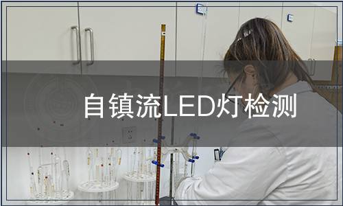 自鎮流LED燈檢測