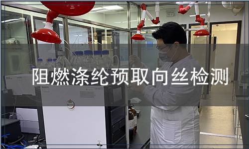 阻燃滌綸預(yù)取向絲檢測(cè)