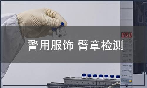 警用服飾 臂章檢測