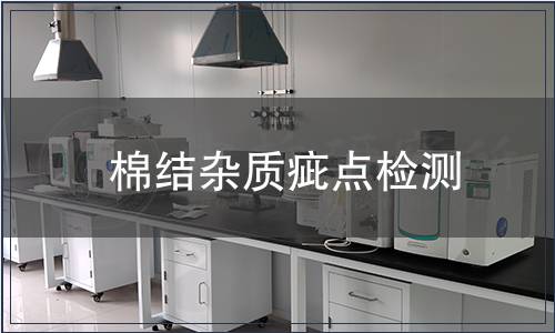 棉結(jié)雜質(zhì)疵點(diǎn)檢測