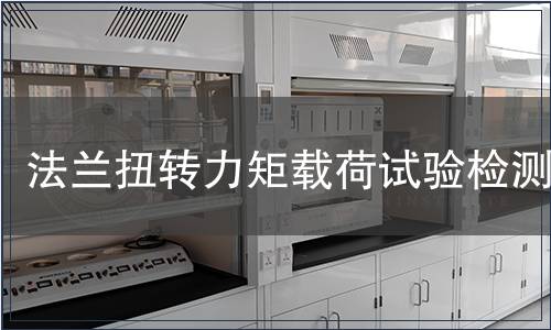 法蘭扭轉(zhuǎn)力矩載荷試驗(yàn)檢測